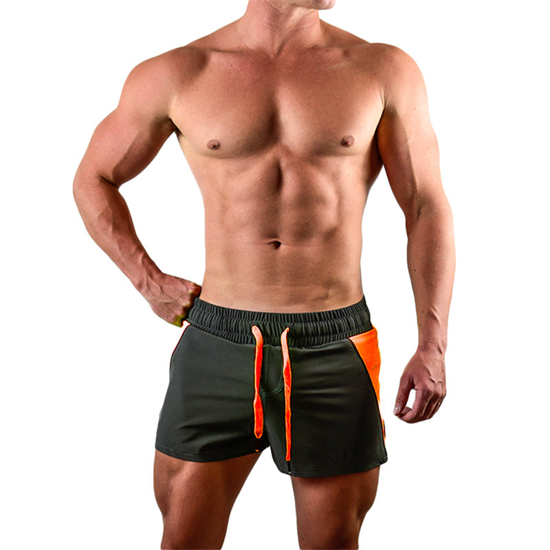 Wholesale M-XXL Men Fashion Thin Quick-drying Drawstring Sports Shorts