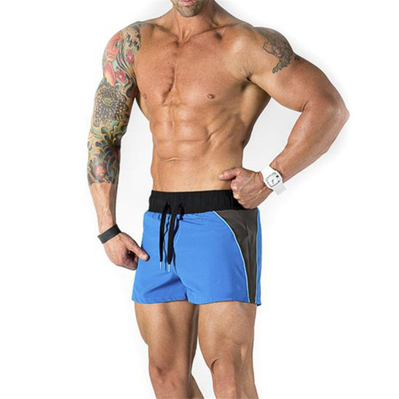 Wholesale M-XXL Men Fashion Thin Quick-drying Drawstring Sports Shorts