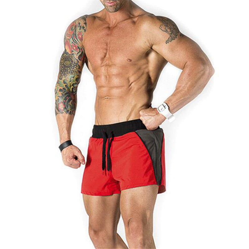 Wholesale M-XXL Men Fashion Thin Quick-drying Drawstring Sports Shorts