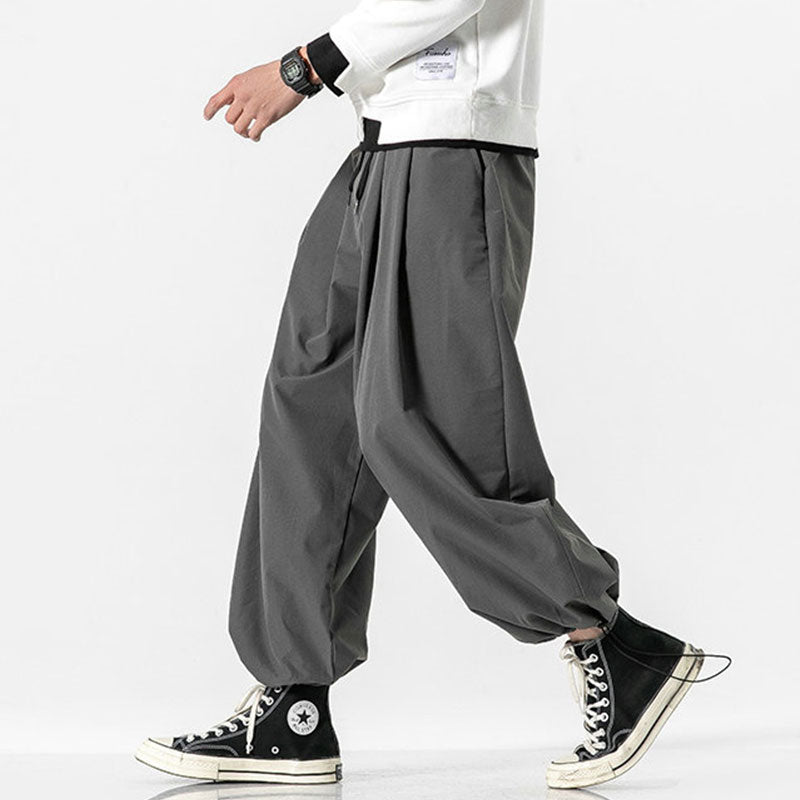 Wholesale M-2XL Men Fashion Solid Color Loose Harem Pants