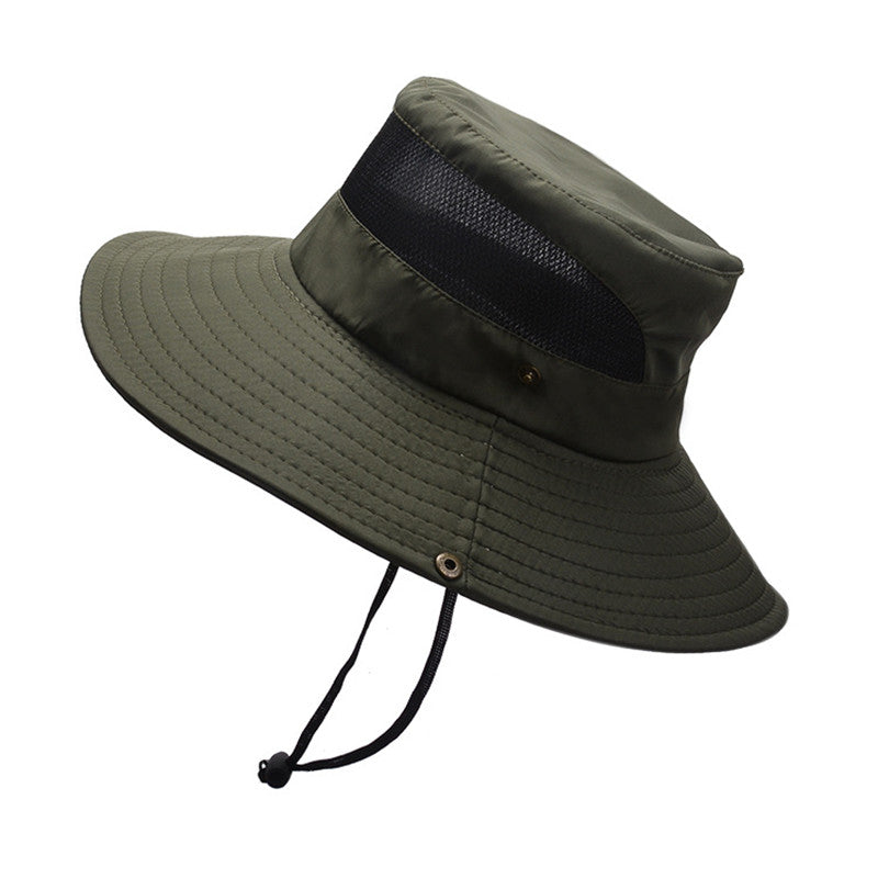 Wholesale Outdoor Men Breathable Mesh Sun Cap