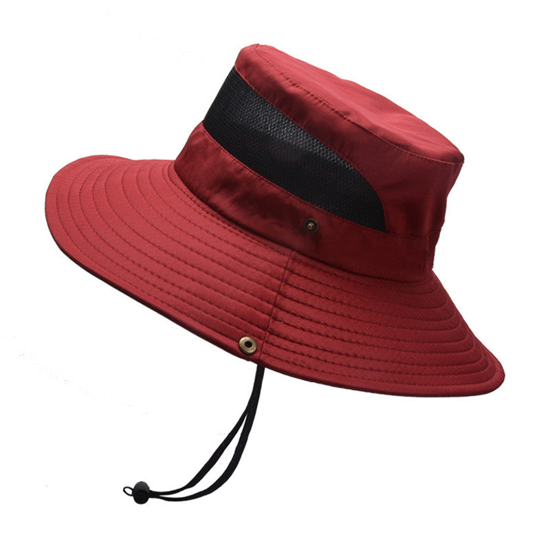 Wholesale Outdoor Men Breathable Mesh Sun Cap