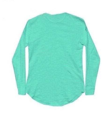 Wholesale S-5XL Men Casual Solid Color Long Sleeve T-shirts