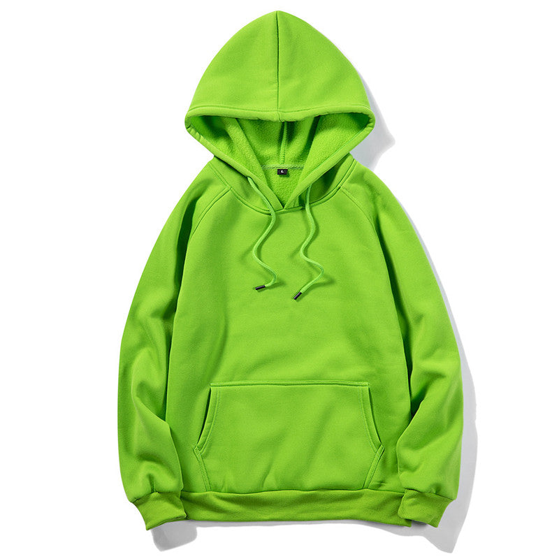 Wholesale Neutral Casual Solid Color Unisex Loose Hoodies