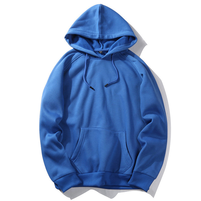 Wholesale Neutral Casual Solid Color Unisex Loose Hoodies