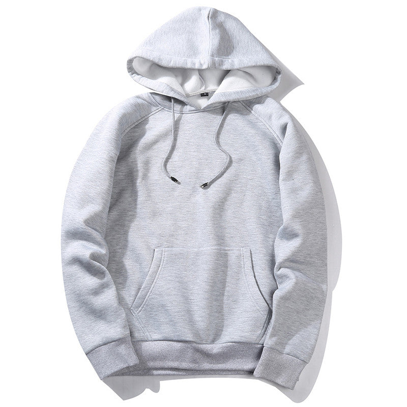 Wholesale Neutral Casual Solid Color Unisex Loose Hoodies