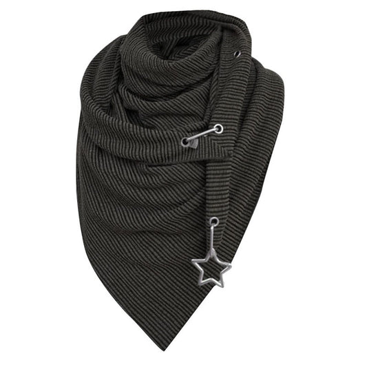 Wholesale Men Simple Warm Velvet Shawl Scarf