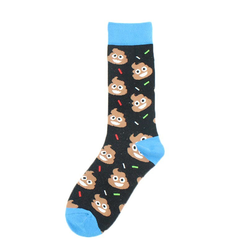 Wholesale Fashion Cartoon Pattern Middle Tube Socks