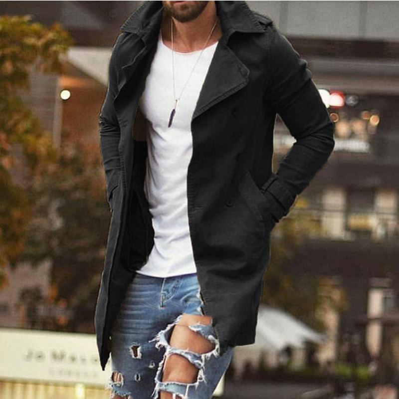 Wholesale S-4XL Men Fashion Plus Size Solid Color Lapel Jacket