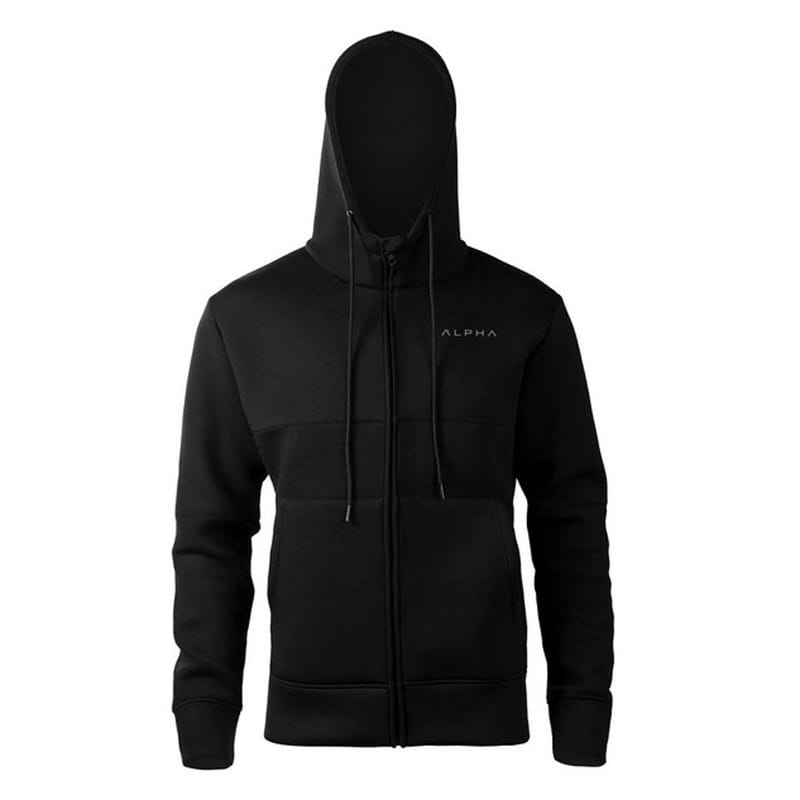 Wholesale M-2XL Men Fashion Zipper Long Sleeve Hooded Coat