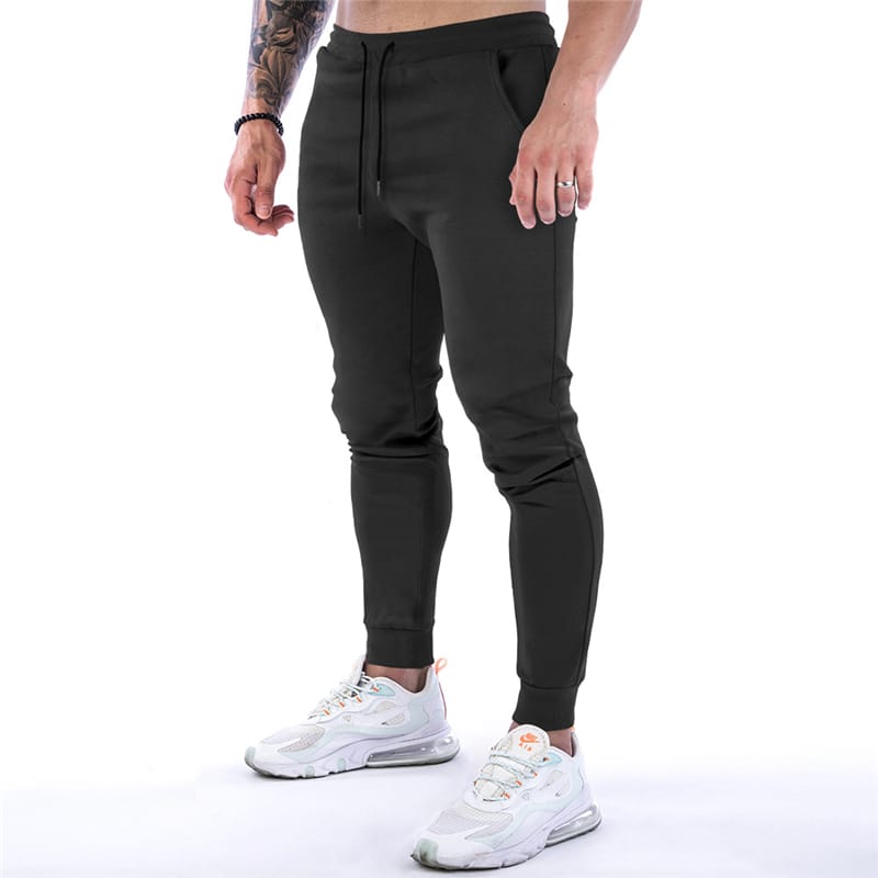 Wholesale S-2XL Men Fashion Solid Color Drawstring Pants