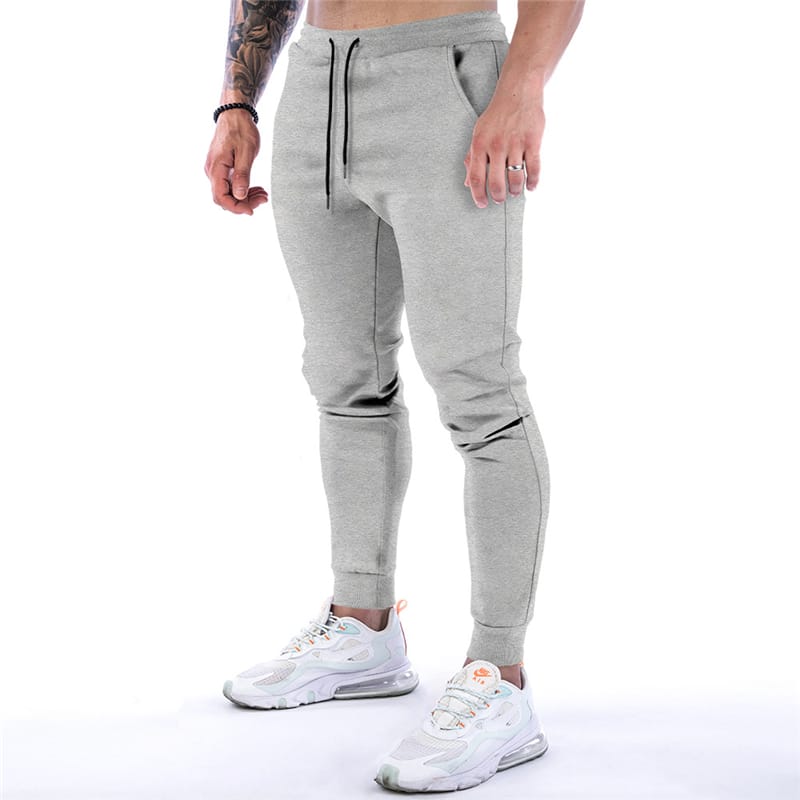 Wholesale S-2XL Men Fashion Solid Color Drawstring Pants