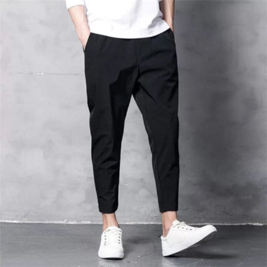 Wholesale Size:S-3XL Men Fashion Solid Color Drawstring Waist Casual Pants