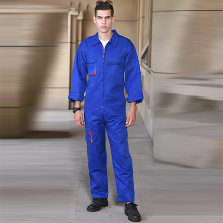 Wholesale M-4XL Men Multi-pocket Color Blocking Patchwork Working Overalls