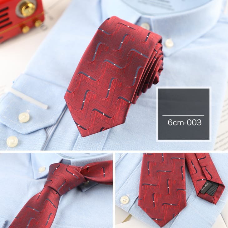 Wholesale 6cm-Men Casual Irregular Print Tie