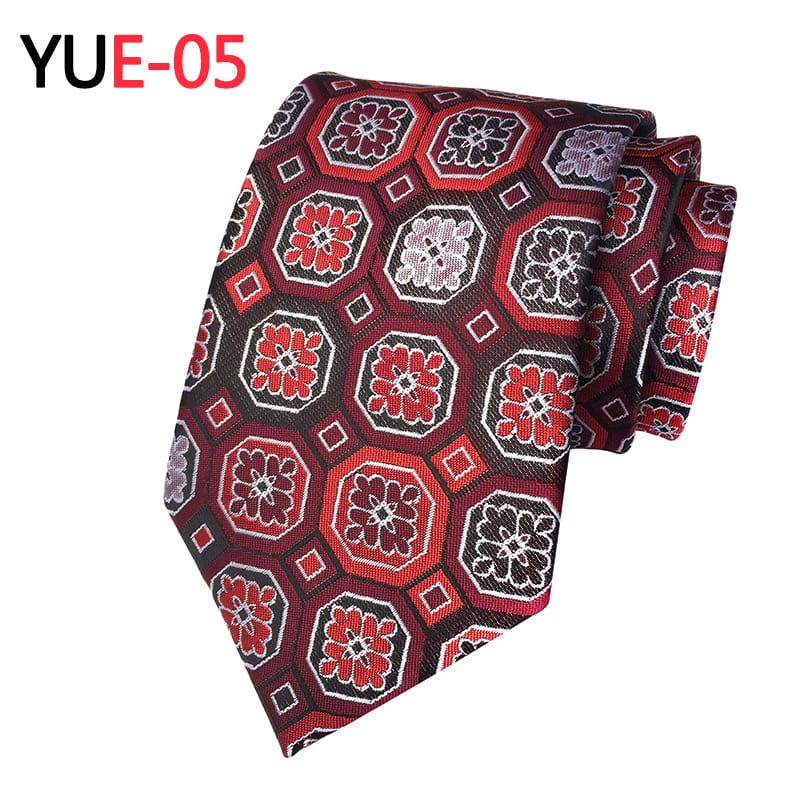 Wholesale Men Fashion Irregular Print Tie