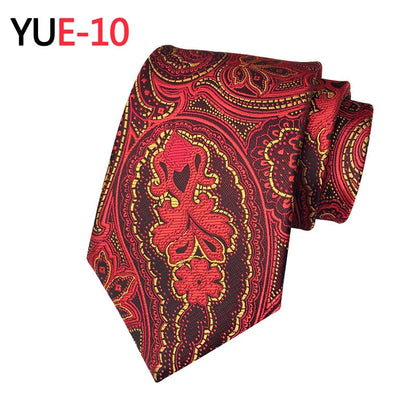 Wholesale Men Fashion Irregular Print Tie