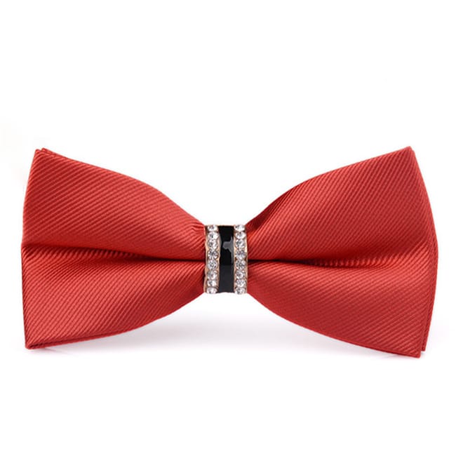 Wholesale Men Fashion Rhinestone Decorated Bow Tie