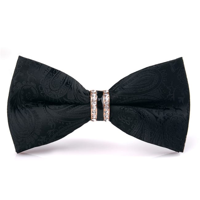 Wholesale Men Fashion Rhinestone Decorated Bow Tie