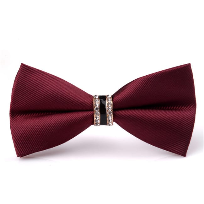 Wholesale Men Fashion Rhinestone Decorated Bow Tie