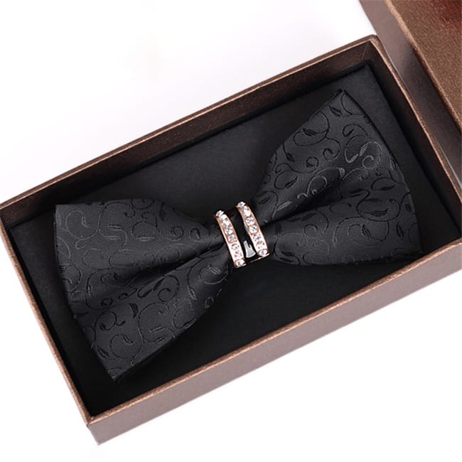 Wholesale Men Fashion Rhinestone Decorated Bow Tie