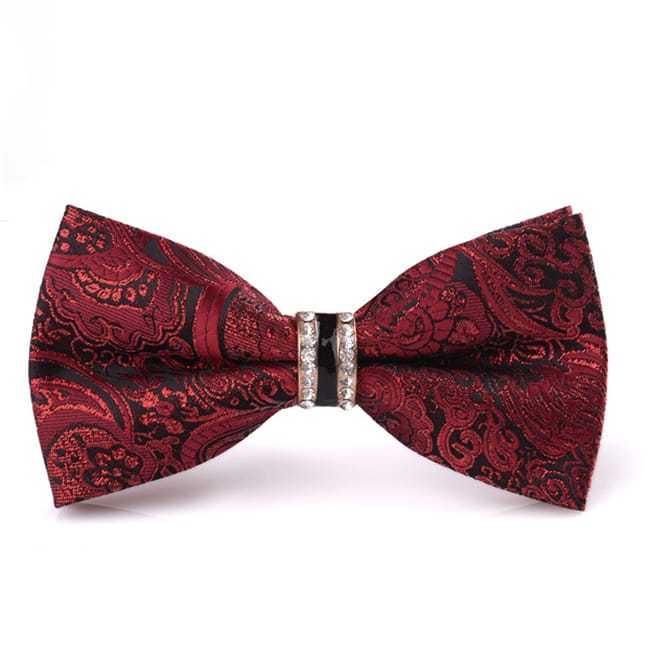 Wholesale Men Fashion Rhinestone Decorated Bow Tie