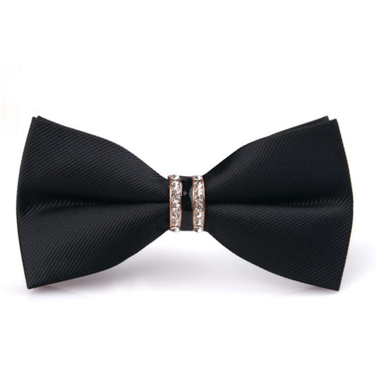 Wholesale Men Fashion Rhinestone Decorated Bow Tie