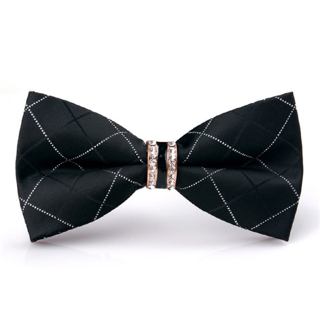 Wholesale Men Fashion Rhinestone Decorated Bow Tie