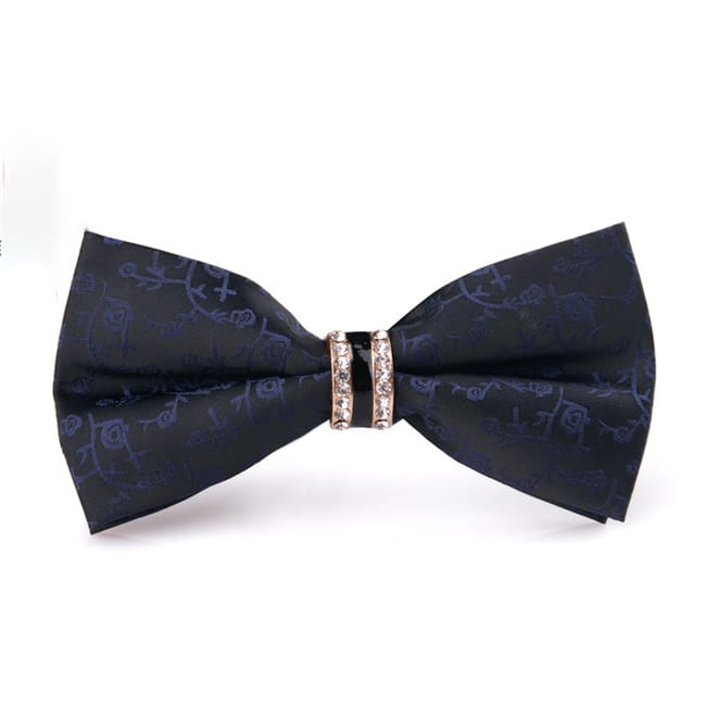 Wholesale Men Fashion Rhinestone Decorated Bow Tie