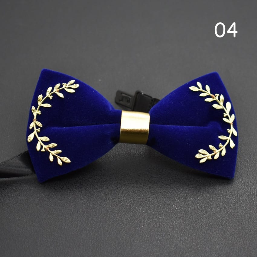 Wholesale Men Fashion Olive Branch Decoration Bow Tie