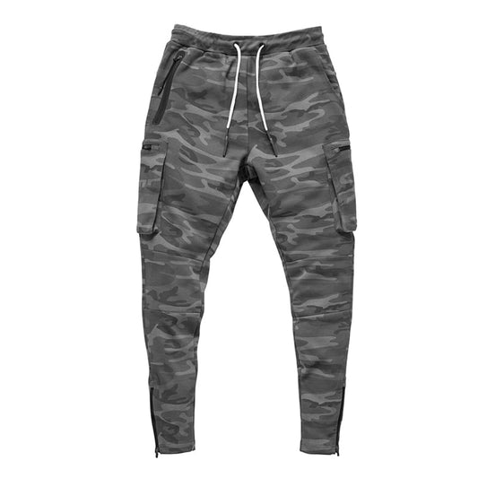 Wholesale M-3XL Men Fashion Camouflage Skinny Drawstring Track Pants