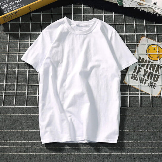 Wholesale S-3XL Men Fashion Solid Color Rond Neck T-shirt