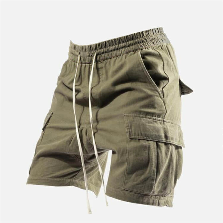 Wholesale M-2XL Men Casual Loose Drawstring Waist Shorts