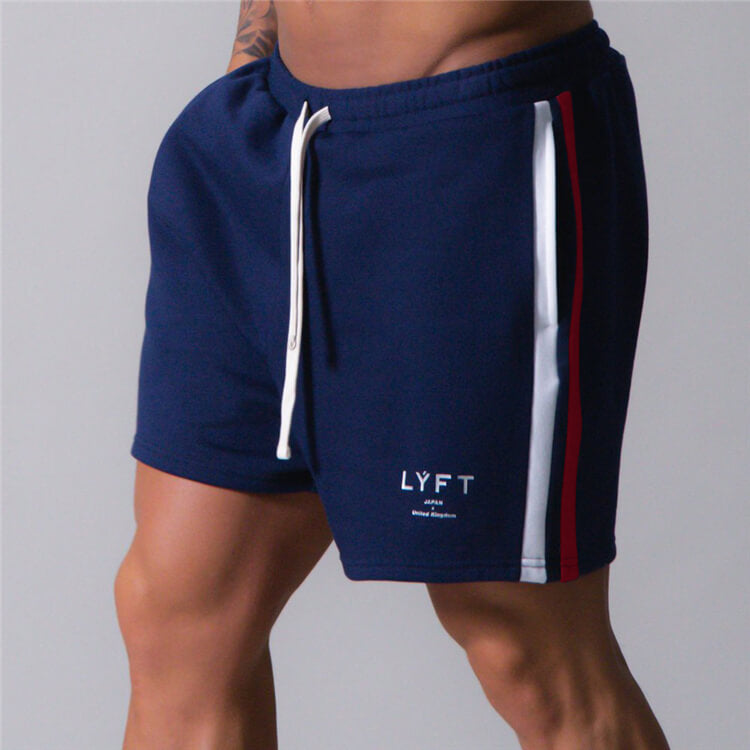 Wholesale M-3XL Men Fashion Letter Printed Drawstring Waist Loose Sports Shorts