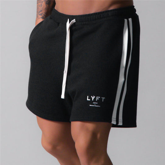 Wholesale M-3XL Men Fashion Letter Printed Drawstring Waist Loose Sports Shorts