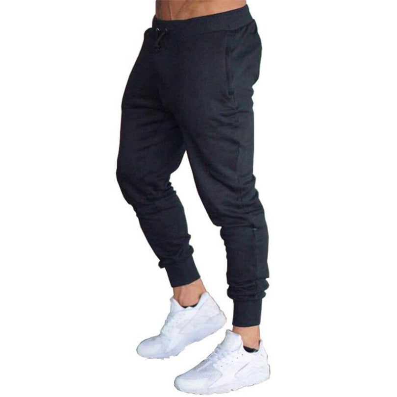 Wholesale Size:S-3XL Men Fashion Solid Color Drawstring Waist Pants