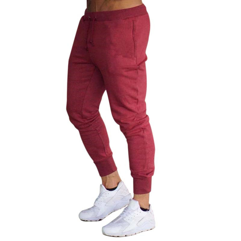 Wholesale Size:S-3XL Men Fashion Solid Color Drawstring Waist Pants