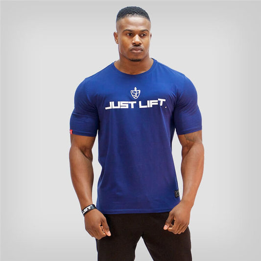 Wholesale M-2XL Men Fashion Letter Printed Round Neck Breathable Sport T-shirt