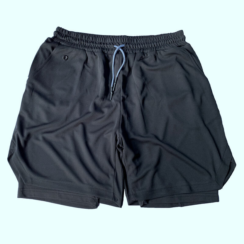 Wholesale M-3XL Men Fashion Contrast Double-layer Breathable Shorts