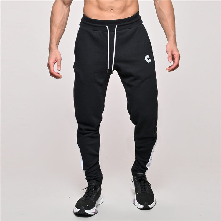 Wholesale M-2XL Men Fashion Graphic Printing Drawstring Waist Breathable Jogger Pants