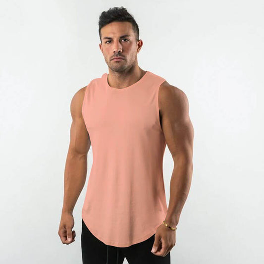 Wholesale M-3XL Men Fashion Candy Color Quick-Drying Tank Top