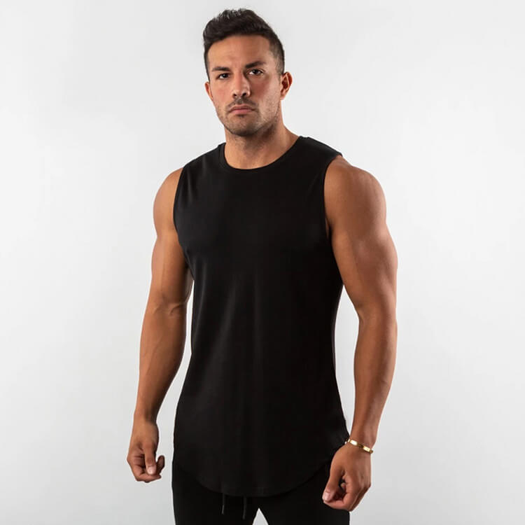 Wholesale M-3XL Men Fashion Candy Color Quick-Drying Tank Top