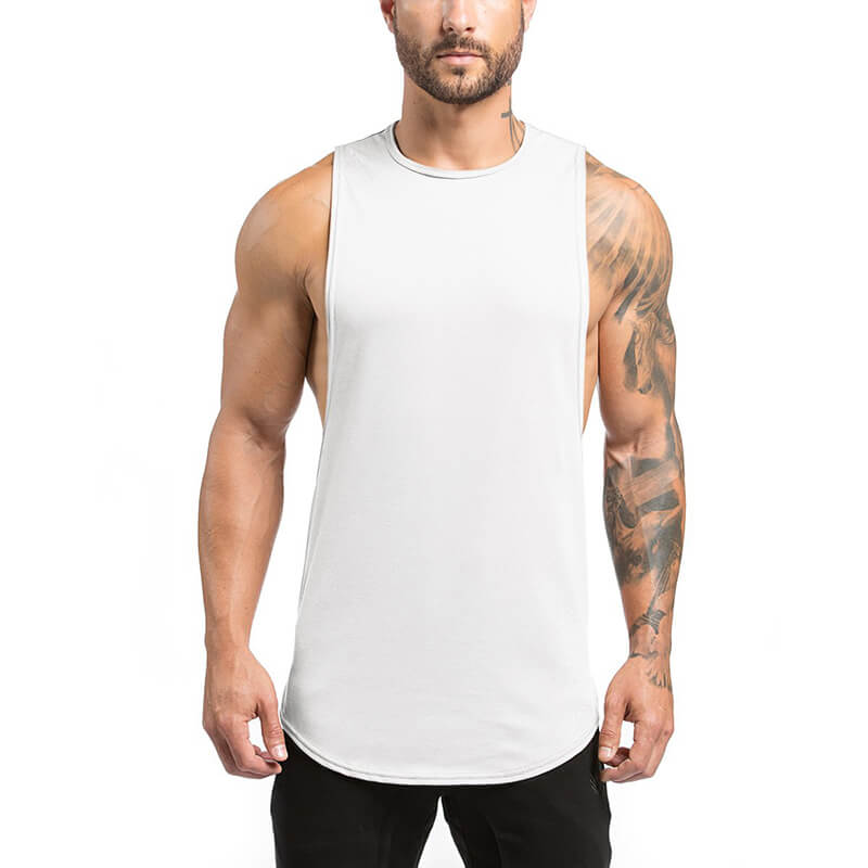 Wholesale M-2XL Men Casual Letter Printing Sport Loose Tank Top