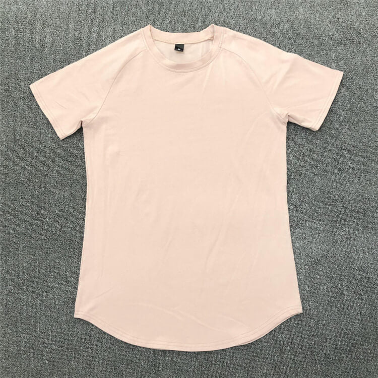 Wholesale M-3XL Men Fashion Solid Color Round Neck T-shirt