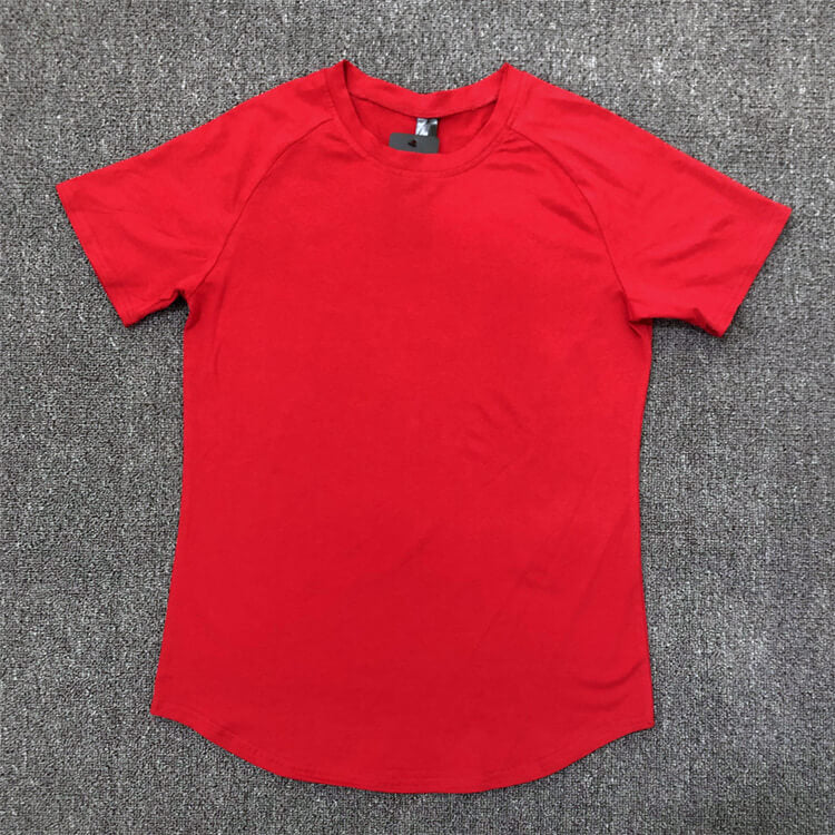 Wholesale M-3XL Men Fashion Solid Color Round Neck T-shirt