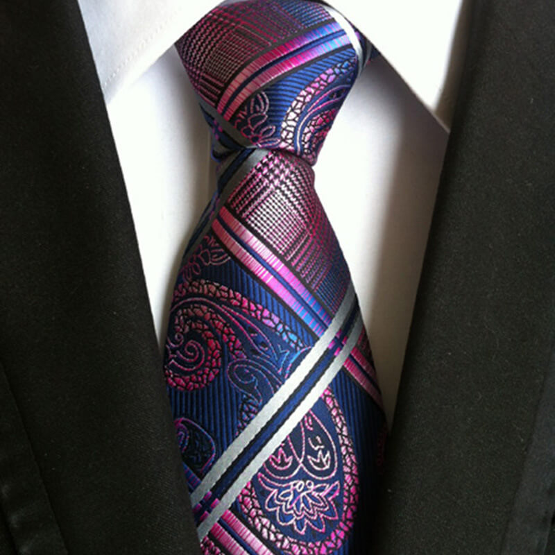 Wholesale Men Fashion Jacquard Pattern Tie