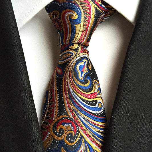 Wholesale Men Fashion Jacquard Pattern Tie