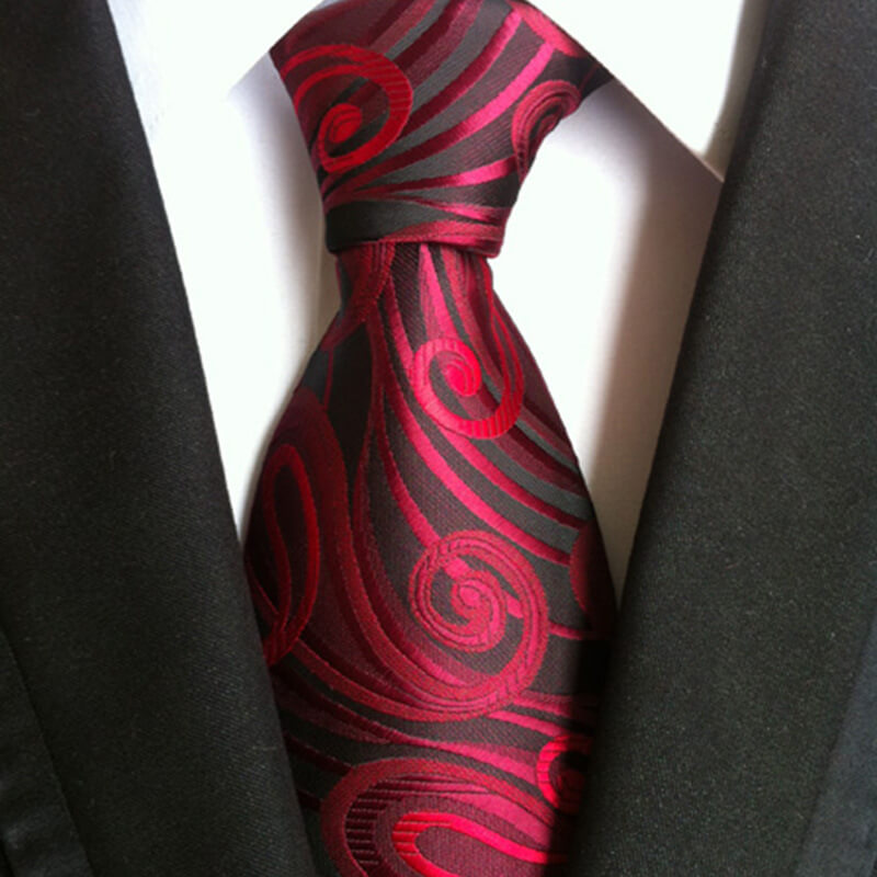 Wholesale Men Fashion Jacquard Pattern Tie