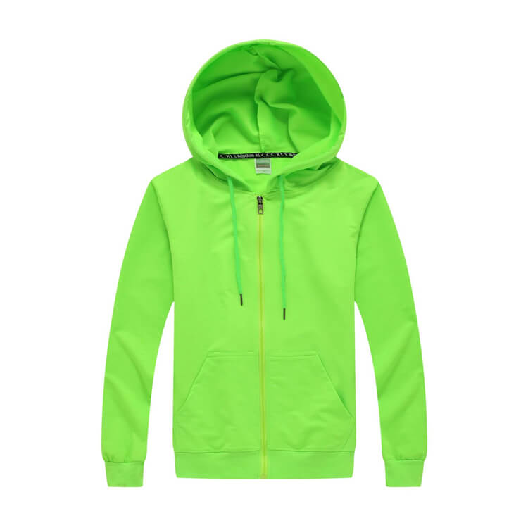 Wholesale S-4XL Men Fashion Solid Color Zipper Long Sleeve Hooded Coat