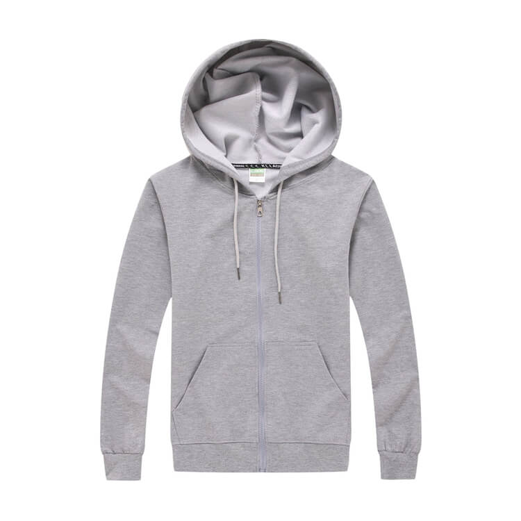 Wholesale S-4XL Men Fashion Solid Color Zipper Long Sleeve Hooded Coat